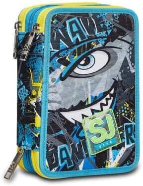 Astuccio 3 Zip Sj Gang Sharken toysvaldichiana.it 