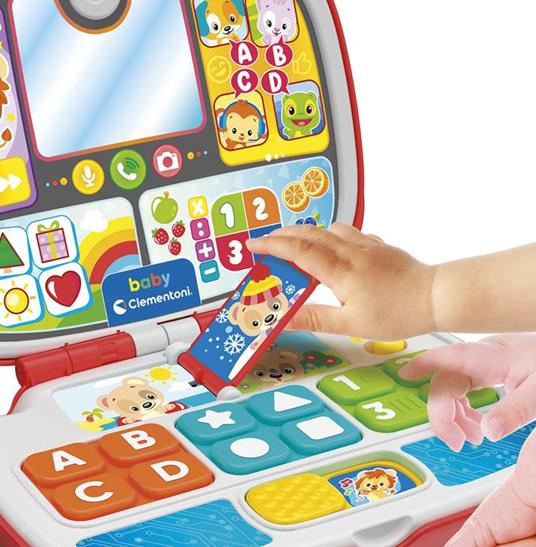 Baby Laptop Amici Animali Clementoni toysvaldichiana.it 