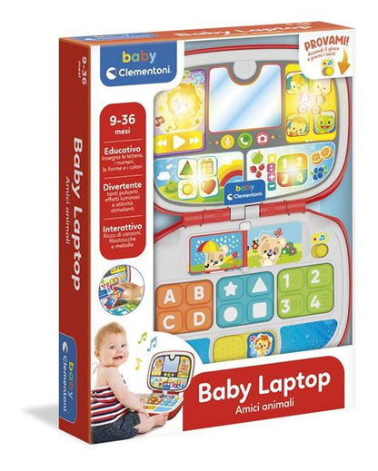 Baby Laptop Amici Animali Clementoni toysvaldichiana.it 