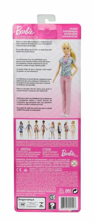 Barbie- Playset con Bambola Infermiera e tanti accessori, giocattolo per bambini 3+anni toysvaldichiana.it 