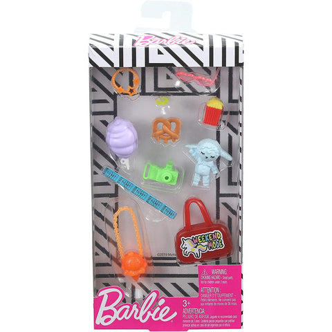 Barbie Storytelling - GHX35 - Set 11 accessori moda per il fine settimana di moda toysvaldichiana.it 
