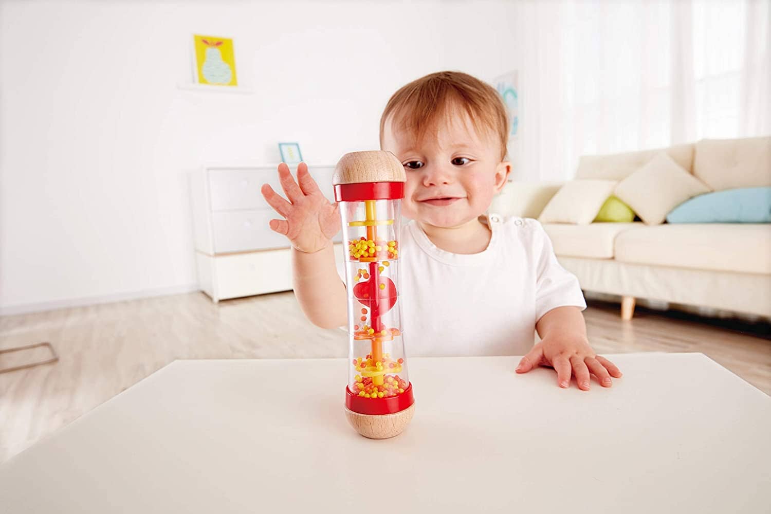 Bastone Della Pioggia Rosso Hape toysvaldichiana.it 