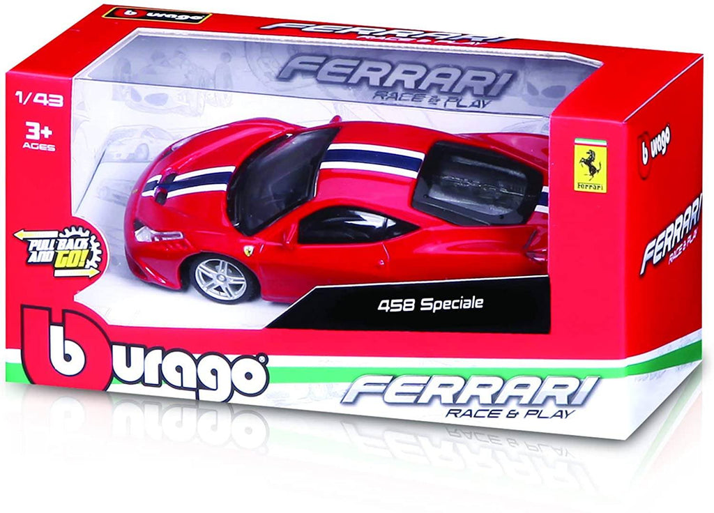 Bburago - Collezione Ferrari A Retrocarica - 1:43 toysvaldichiana.it 