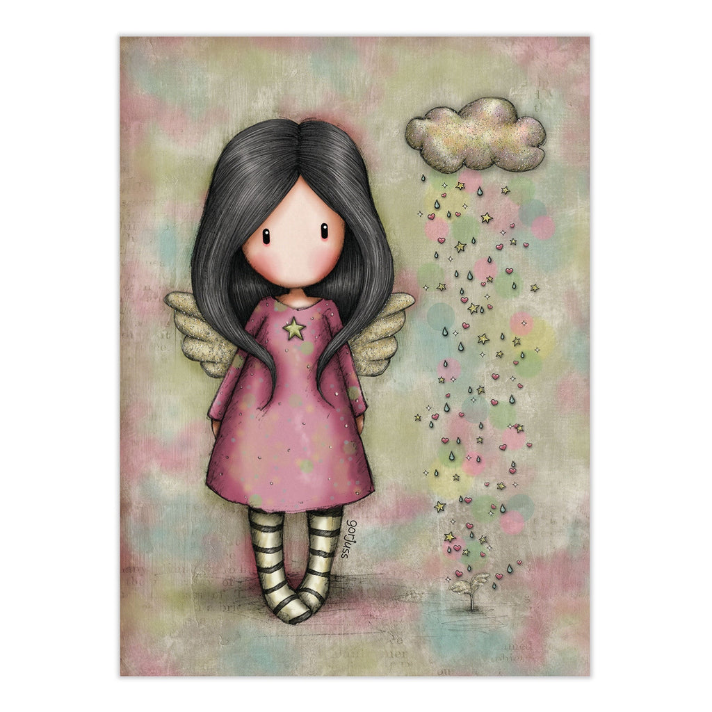 Biglietto Santoro Gorjuss Little Wings toysvaldichiana.it 