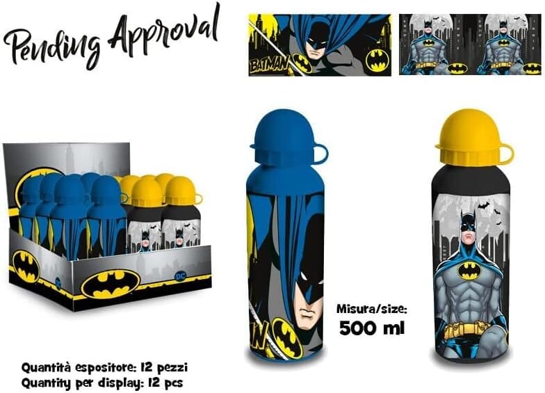 Borraccia Alluminio Batman toysvaldichiana.it 