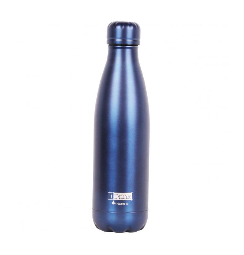 Bottiglia Termica Blu Metallizzato 500 ml I-TOTAL toysvaldichiana.it 