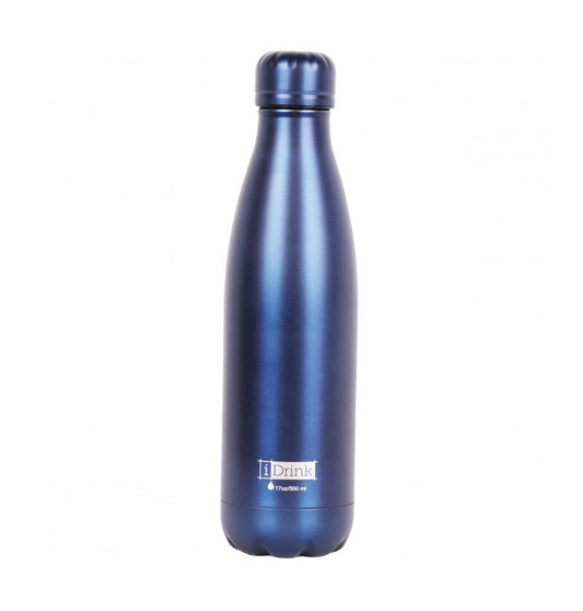 Bottiglia Termica Blu Metallizzato 500 ml I-TOTAL toysvaldichiana.it 