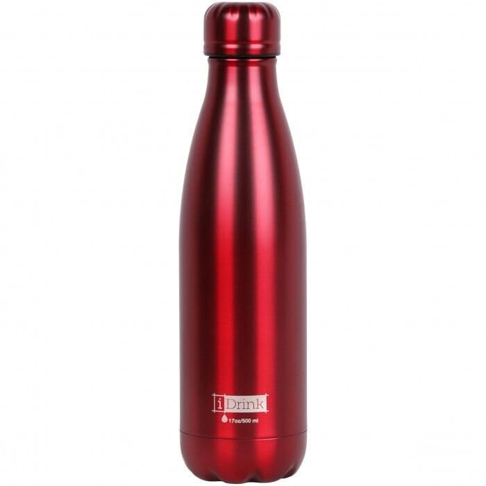 Bottiglia Termica Red Metallizzato I-TOTAL 500 ml toysvaldichiana.it 