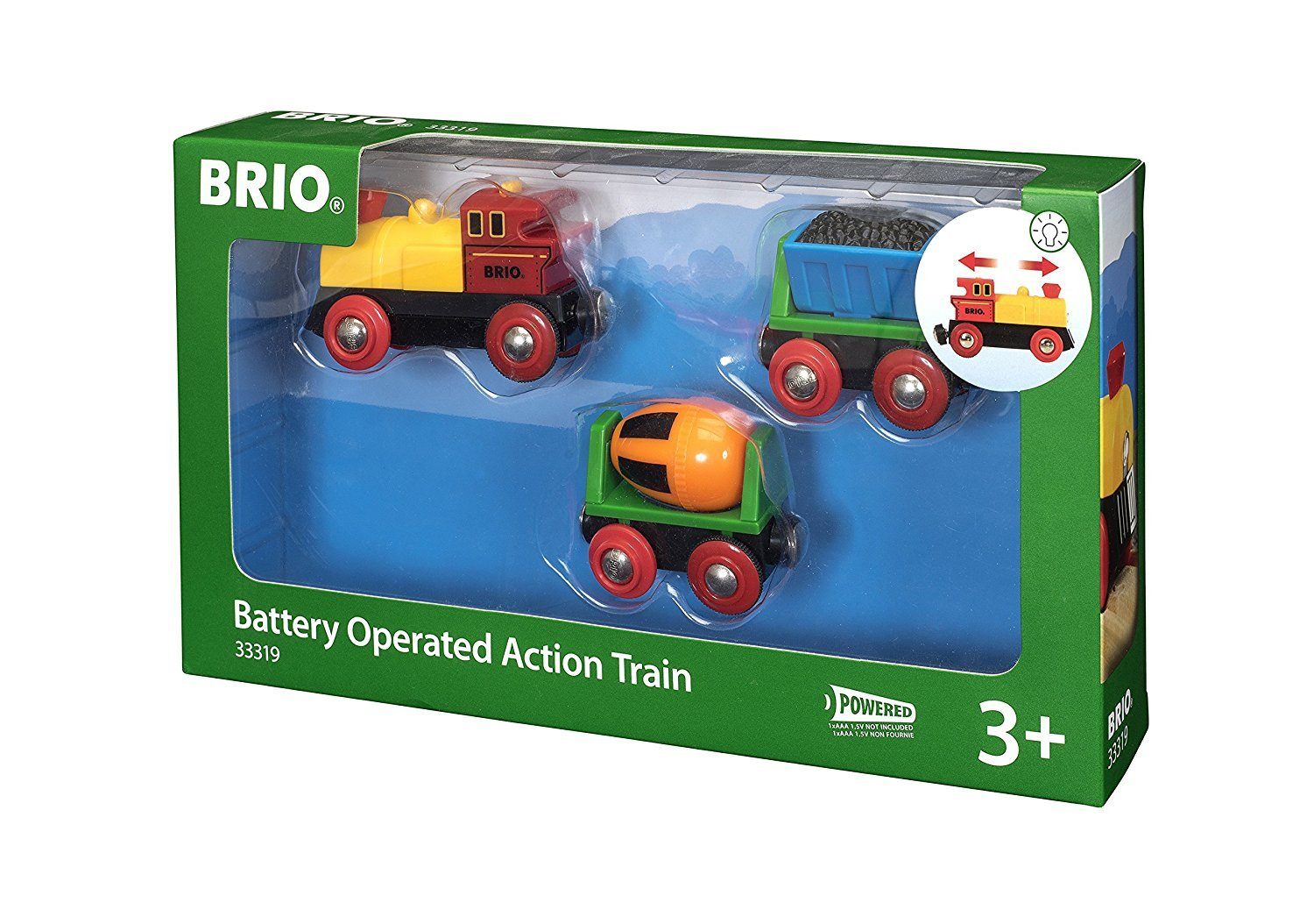 BRIO treno con locomotiva a batterie - toysvaldichiana.it
