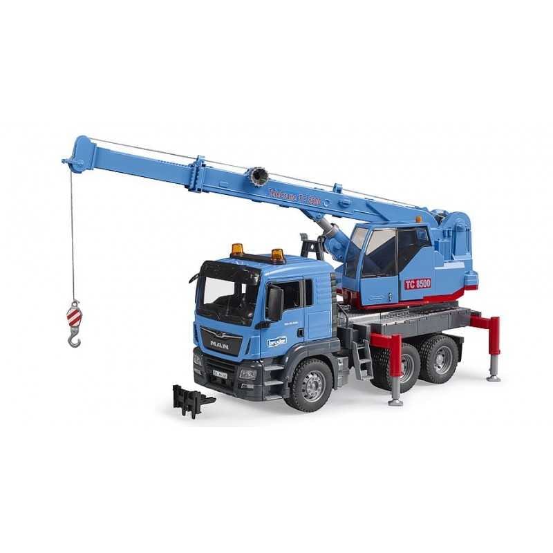 BRUDER 03771 CAMION MAN GRU TC8500 toysvaldichiana.it 