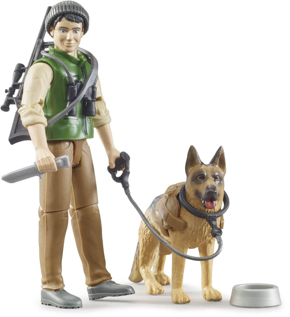 Bruder 62660 Guardia Forestale Con Cane Ed Equipaggiamento - toysvaldichiana.it