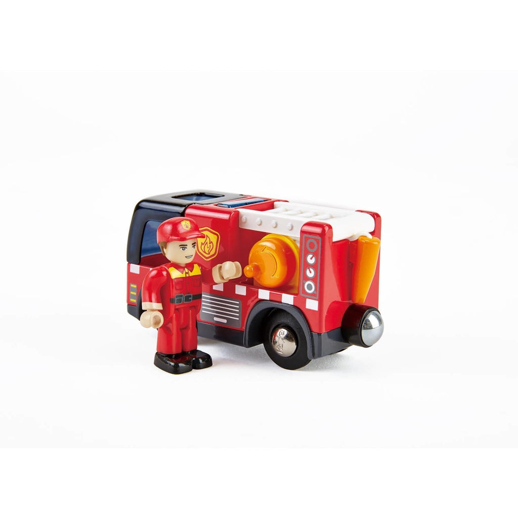 Camion Dei Pompieri Con Sirena Hape toysvaldichiana.it 