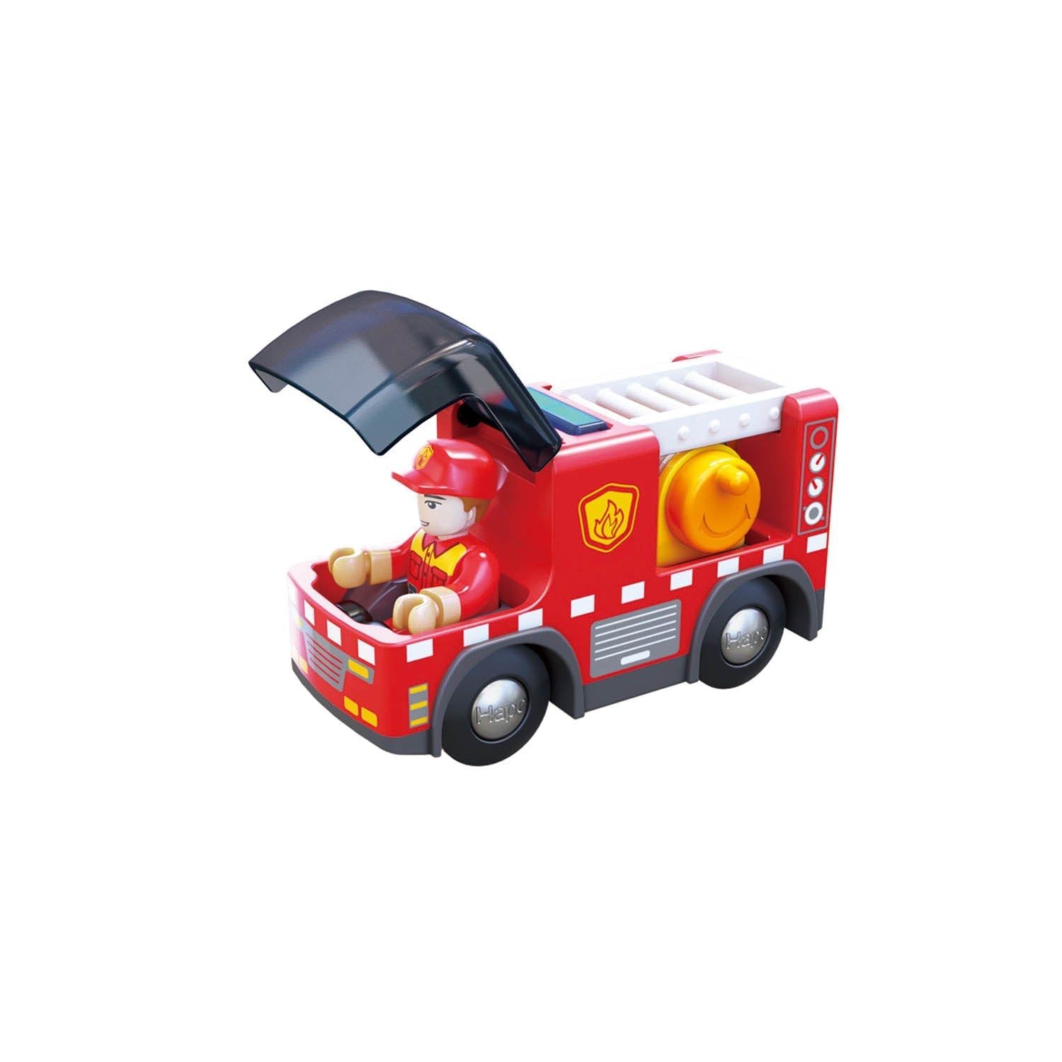 Camion Dei Pompieri Con Sirena Hape toysvaldichiana.it 