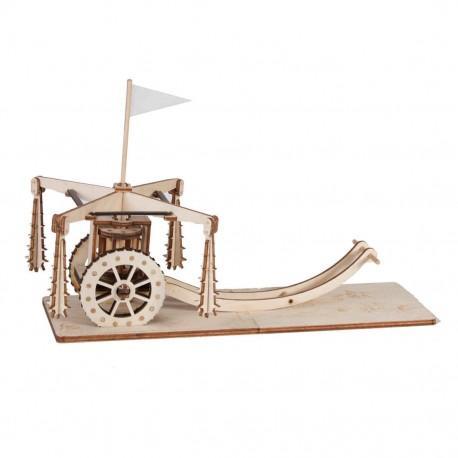 CARRO CON MAZZE RUOTANTI DI LEONARDO DA VINCI - toysvaldichiana.it