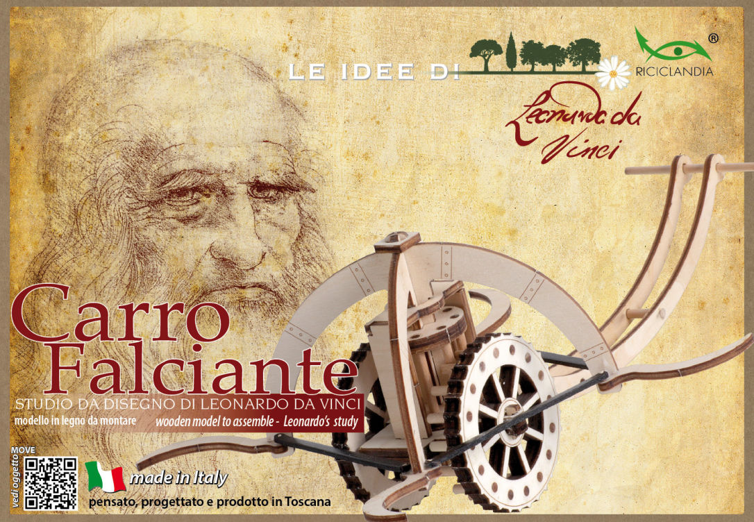 Carro Falciante di LEONARDO DA VINCI RICICLANDIA 