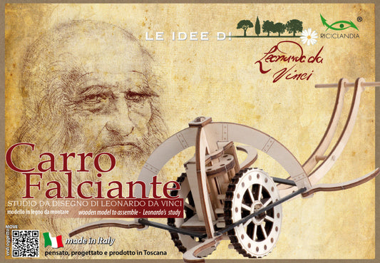 Carro Falciante di LEONARDO DA VINCI RICICLANDIA 