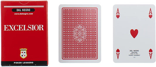 Carte Excelsior A1 poker Rosso toysvaldichiana.it 