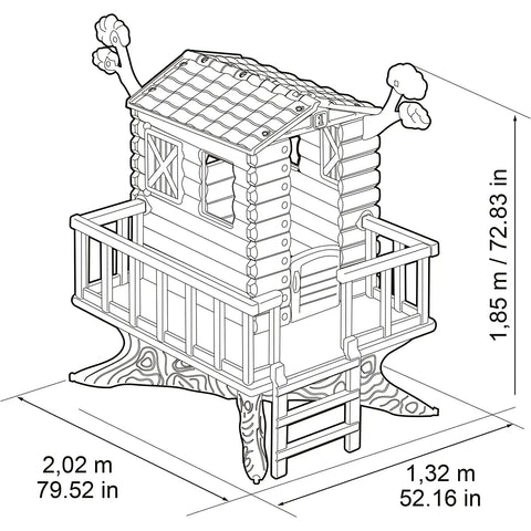 CASETTA GIOCO FEBER FEBER HOUSE ON THE TREE FAMOSA 800013533 toysvaldichianasrl 