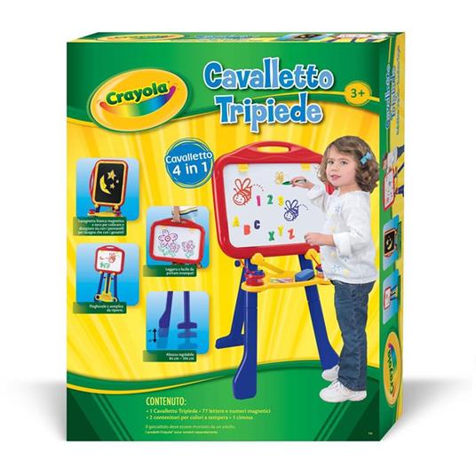 Cavalletto treppiede Crayola toysvaldichiana.it 
