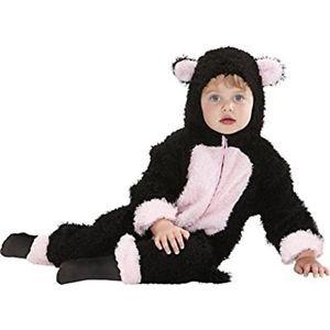 Costume di Carnevale Gattino Fuzzy Ass. In 2 Misure  (0-6 Mesi -  1-2 Anni) - toysvaldichiana.it