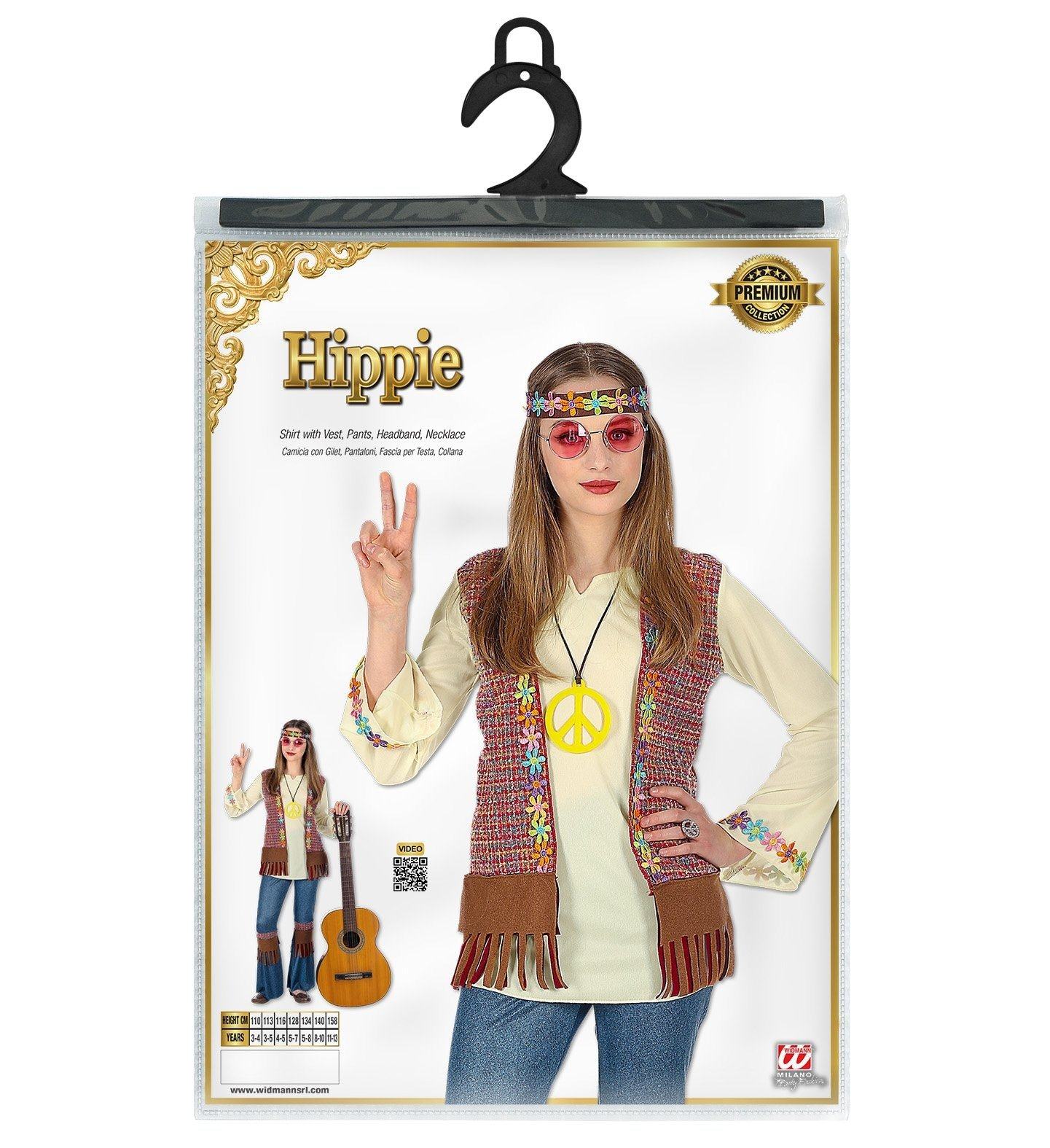 Costume di Carnevale Hippie   11-13 Anni - toysvaldichiana.it