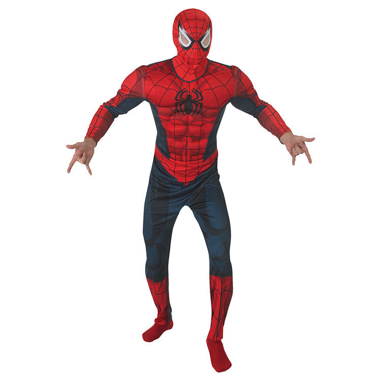 Costume Spiderman Luxe Adulto Taglia 52 toysvaldichiana.it 
