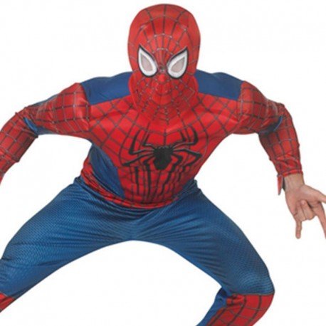 Costume Spiderman Luxe Adulto Taglia 52 toysvaldichiana.it 