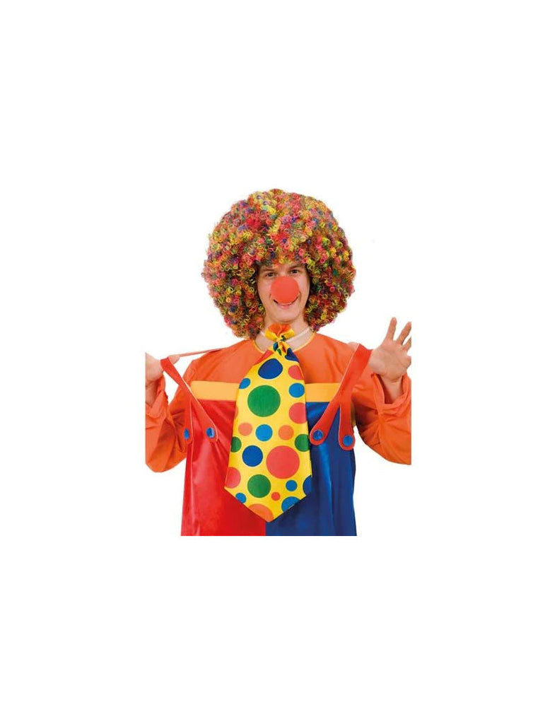 Cravattone Clown In Tessuto Lucido CARNIVAL TOYS toysvaldichiana.it 