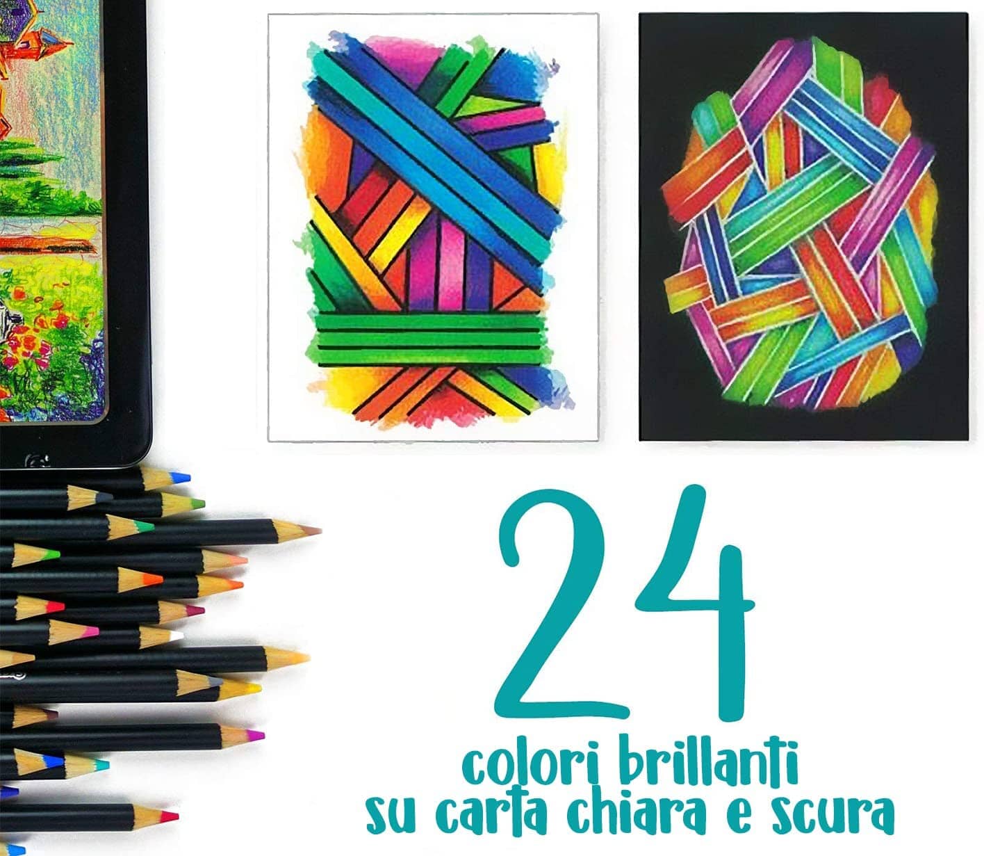 Crayola Signature 24 Matite Colorate Sfumature E Ombre toysvaldichiana.it 