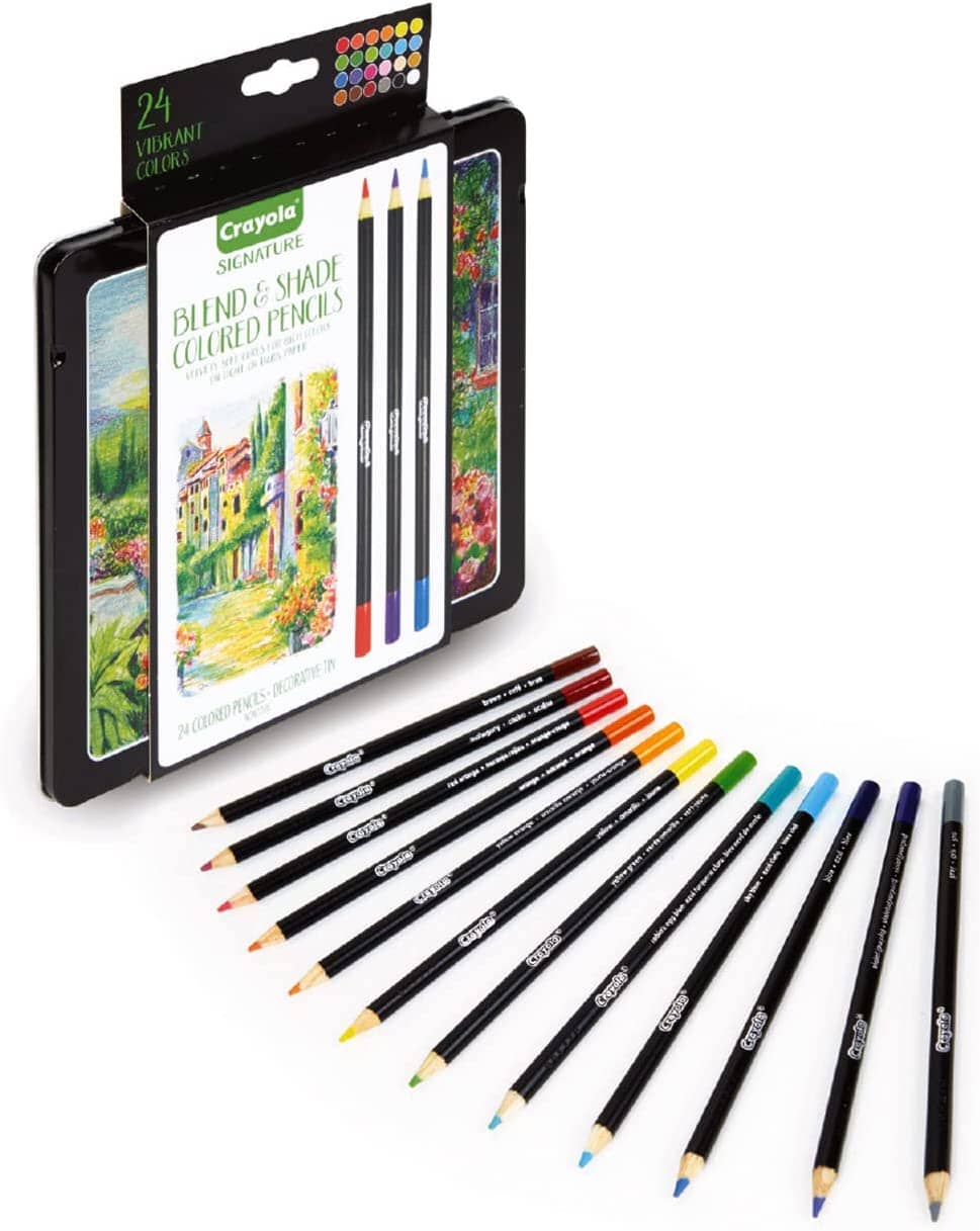 Crayola Signature 24 Matite Colorate Sfumature E Ombre toysvaldichiana.it 