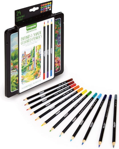 Crayola Signature 24 Matite Colorate Sfumature E Ombre toysvaldichiana.it 