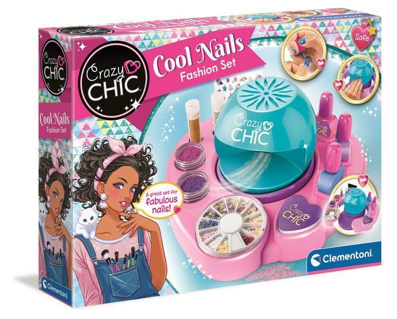 Crazy Chic Cool Nails Set per Unghie Bambina 18599