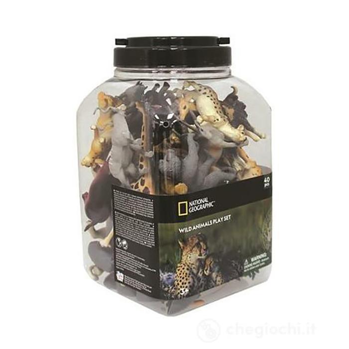 Cubo ANIMALI 40 Pezzi 24 Sogg E 16 Accessori toysvaldichiana.it 
