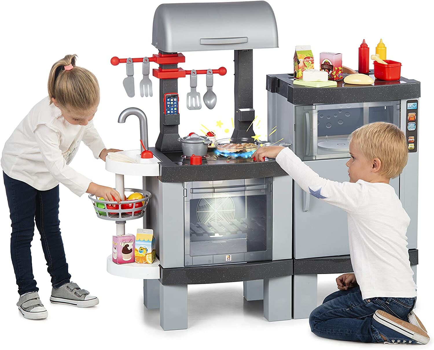 Cucina Real Cooking Plus 2 In 1 Con Suoni E Accessori CHICOS toysvaldichiana.it 