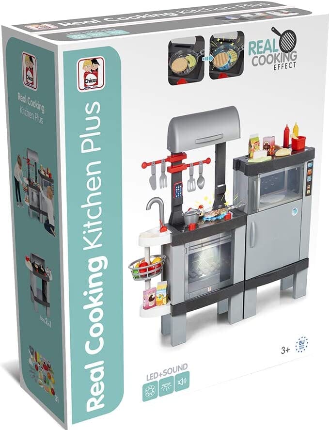 Cucina Real Cooking Plus 2 In 1 Con Suoni E Accessori CHICOS toysvaldichiana.it 
