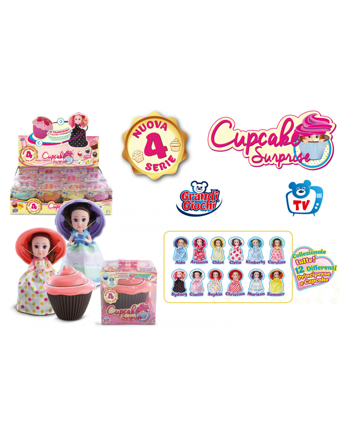Cupcake Surprise 12 Bambole 4° Serie toysvaldichianasrl 