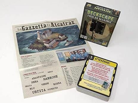 Deckscape Fuga Da Alcatraz DA VINCI toysvaldichiana.it 
