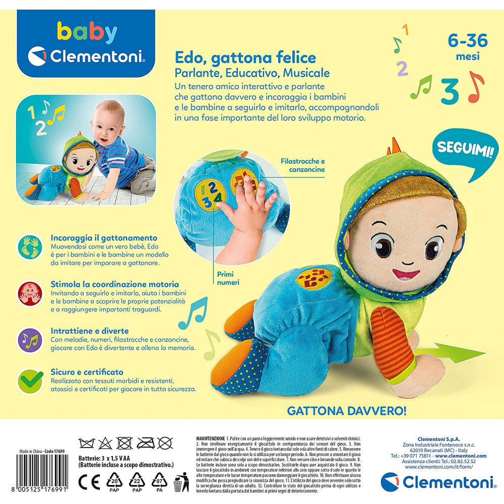 Edo Gattona E Canta Clementoni toysvaldichiana.it 