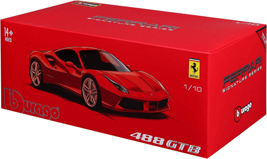 Ferrari Signature 488 Gtb Scala 1:18 I.4 BURAGO toysvaldichiana.it 