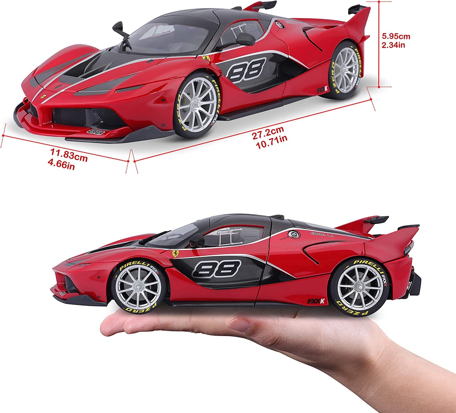 Ferrari Signature Fxx K Scala 1:18 BURAGO toysvaldichiana.it 