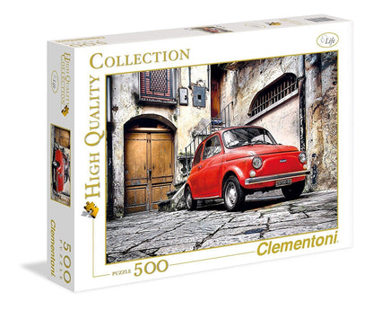 Fiat 500 puzzle 500 pezzi HQC Clementoni 30575 - toysvaldichiana.it