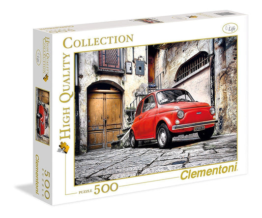 Fiat 500 puzzle 500 pezzi HQC Clementoni 30575 - toysvaldichiana.it