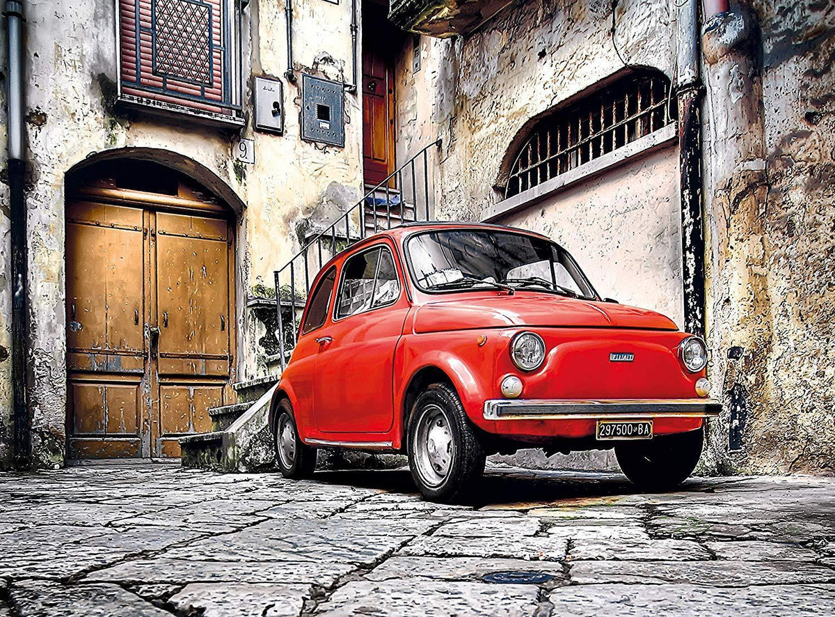 Fiat 500 puzzle 500 pezzi HQC Clementoni 30575 - toysvaldichiana.it