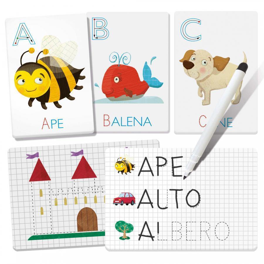 Flashcards Lavagnette Leggo e Scrivo IT23769 Headu - toysvaldichiana.it