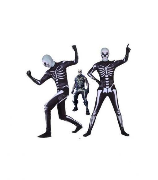 FORTNITE SKULL TROOPER JUMPSUIT ADULTO - toysvaldichiana.it