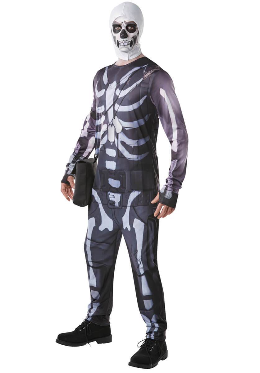 FORTNITE SKULL TROOPER JUMPSUIT ADULTO - toysvaldichiana.it