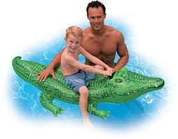 Giocattolo Gonfiabile COCCODRILLO 168 x 86 cm Intex 58546 INTEX 