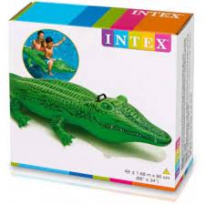 Giocattolo Gonfiabile COCCODRILLO 168 x 86 cm Intex 58546 toysvaldichiana.it 