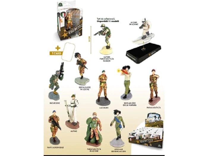 Giochi preziosi esercito italiano soldatini da 8cm modelli assortiti toysvaldichiana.it 