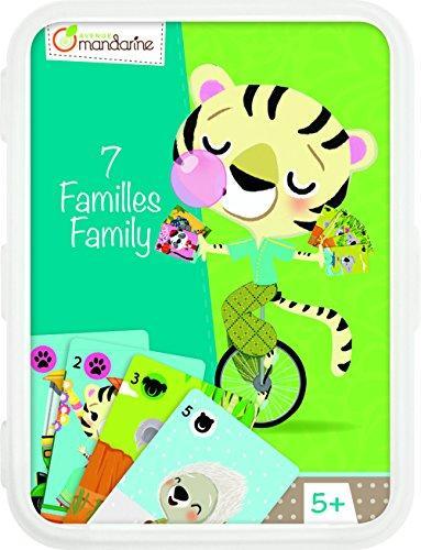 Gioco carte 7 famiglie Animali AVENUE MANDARINE - toysvaldichiana.it